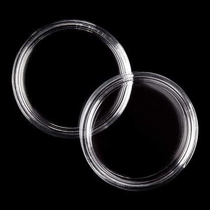 240 Count Coin Holders with Foam Gaskets – 5 Sizes (17/20/25/27/30mm) Coin Flips in Plastic Storage Case for Collectors