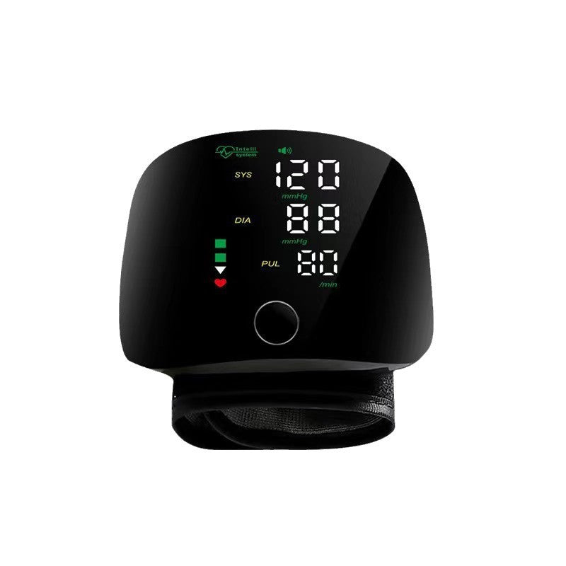 Smart Wrist Blood Pressure Monitor – Fully Automatic & Rechargeable